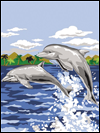 paint by number dolphins